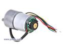 Thumbnail image for 19:1 Metal Gearmotor 37Dx52L mm with 64 CPR Encoder
